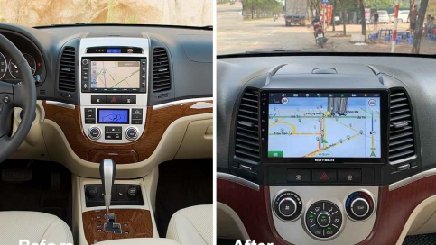 Màn hình DVD Android Hyundai Santafe 2006 - 2011 | Gotech GT8 